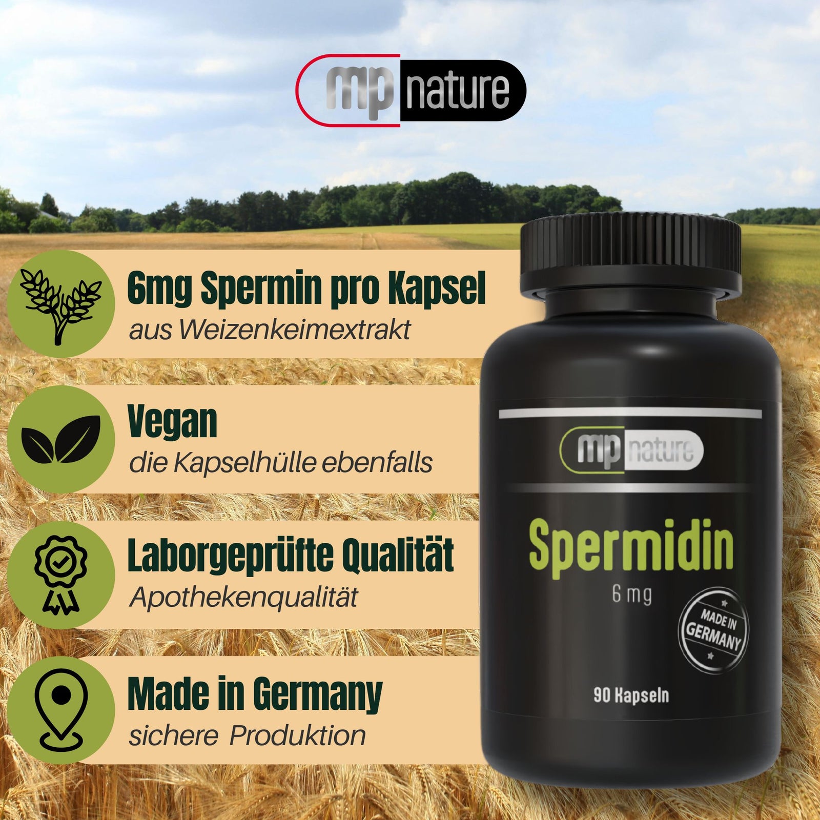 Spermidin 6mg von MP Nature